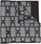 Ferragamo Sjaal met Gancini patroon Grijs - Thumbnail 1