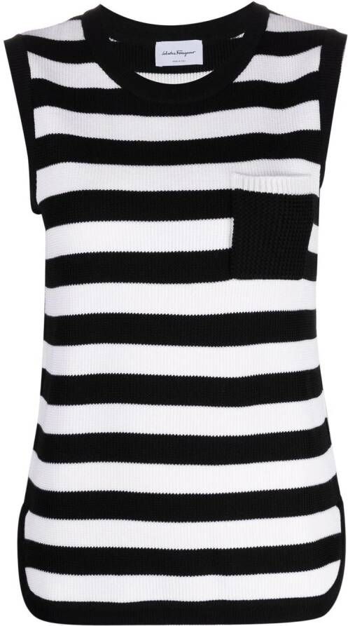 Ferragamo Spencer van scheerwol Zwart