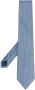 Ferragamo Stropdas met monogram print Blauw - Thumbnail 1