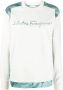 Ferragamo Sweater met geborduurd logo Wit - Thumbnail 1