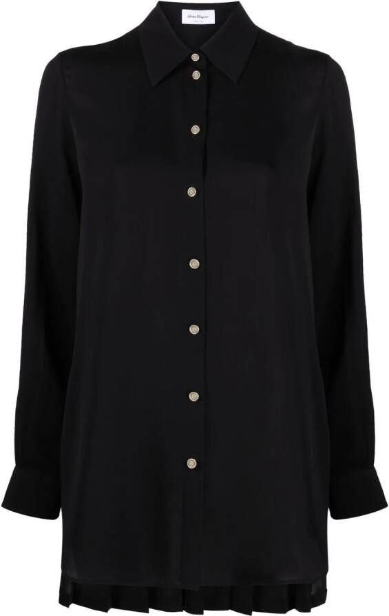 Ferragamo Zijden blouse Zwart