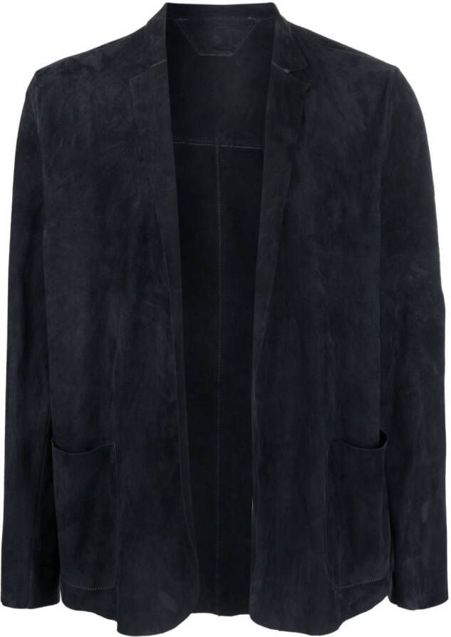 Salvatore Santoro Blazer met enkele rij knopen Blauw