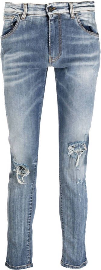 Salvatore Santoro Skinny jeans Blauw