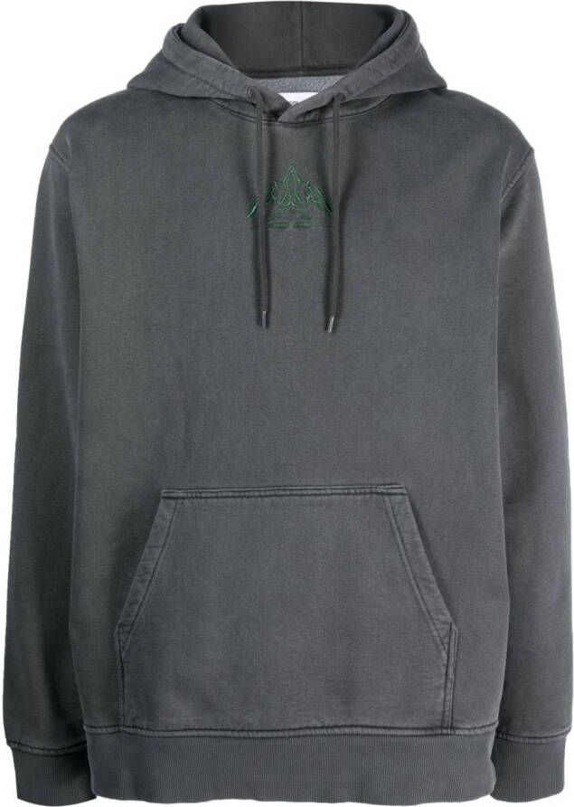 SAMSOE Hoodie met print Zwart