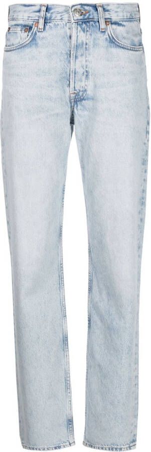 SAMSOE Straight jeans Blauw