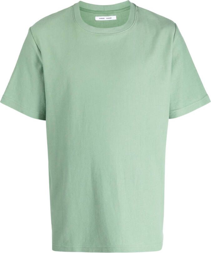 SAMSOE T-shirt van biologisch katoen Groen