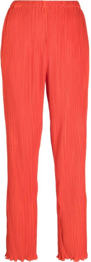 SAMSOE Geplooide broek Oranje