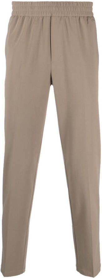 SAMSOE Broek met toelopende pijpen Beige