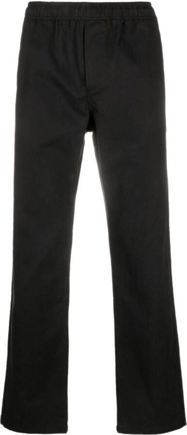 Samsøe Casual Fit Elastische Taillebroek Black Heren