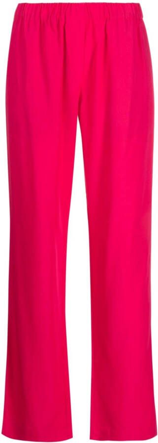 SAMSOE Straight broek Roze