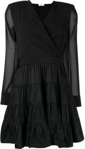 SANDRO Gelaagde jurk Zwart