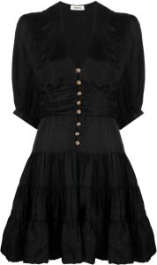 SANDRO Gelaagde mini-jurk Zwart