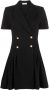 SANDRO Mini-jurk met dubbele rij knopen Zwart - Thumbnail 1