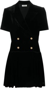 SANDRO Mini-jurk met korte mouwen Zwart