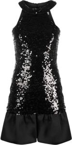 SANDRO Mini-jurk verfraaid met pailletten Zwart