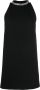 SANDRO Mouwloze mini-jurk Zwart - Thumbnail 1