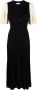 SANDRO Ribgebreide jurk Zwart - Thumbnail 1