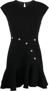 SANDRO Mouwloze mini-jurk Zwart