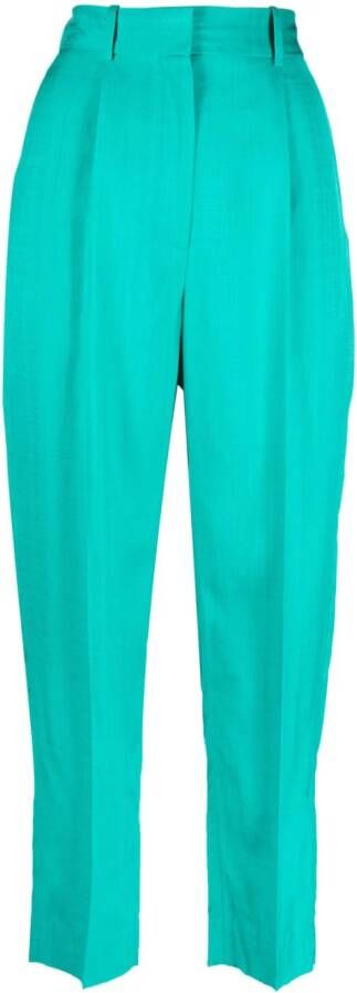 SANDRO Straight pantalon Groen