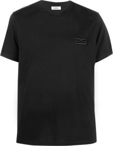 SANDRO T-shirt met geborduurd logo Zwart