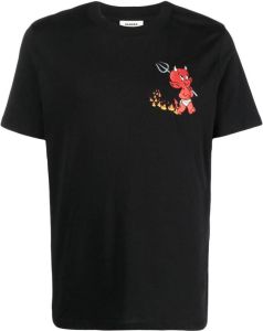 SANDRO T-shirt met print Zwart
