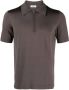 SANDRO Poloshirt met rits Bruin - Thumbnail 1