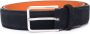 Santoni Leren riem Blauw - Thumbnail 1