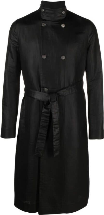 SAPIO Jas met dubbele rij knopen Zwart