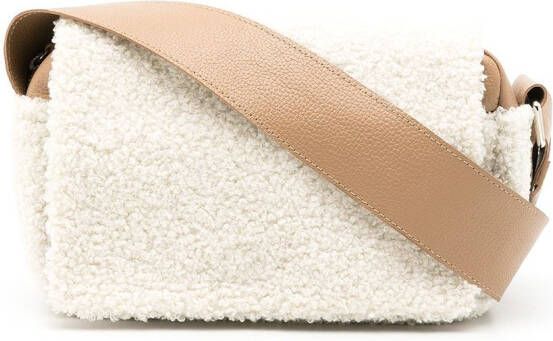 Sarah Chofakian Sassy lammy crossbodytas Beige