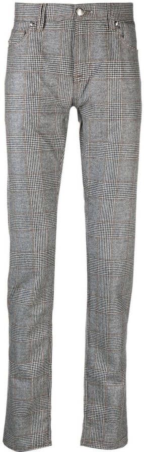 Sartoria Tramarossa Geruite broek Beige