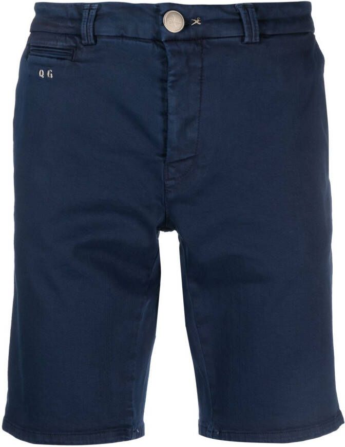 Sartoria Tramarossa Shorts met logoplakkaat Blauw