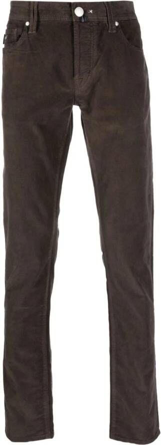 Sartoria Tramarossa Slim-fit broek Bruin