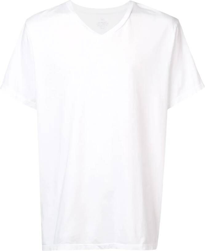 Save Khaki United T-shirt met V-hals Wit
