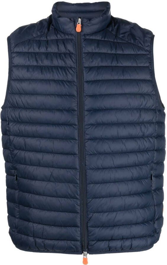 Save The Duck Gewatteerde bodywarmer Blauw