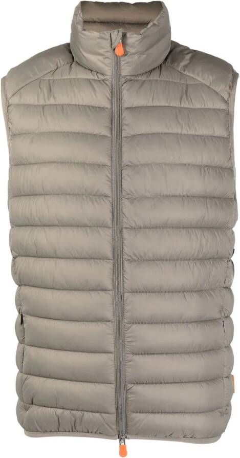 Save The Duck Bodywarmer met rits Bruin