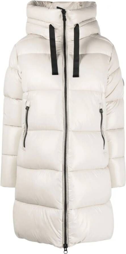 Save The Duck Jas met rits Beige
