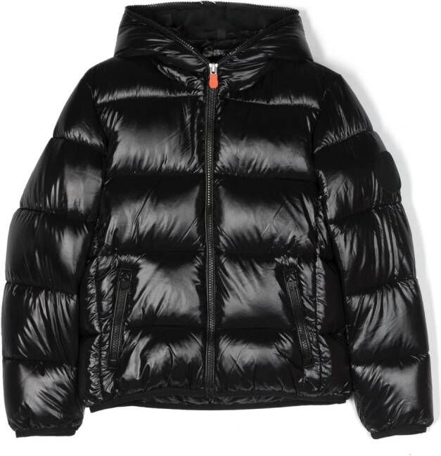 Save The Duck Kids Jack met capuchon Zwart