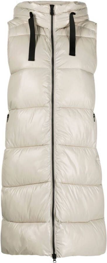 Save The Duck Lange bodywarmer Beige