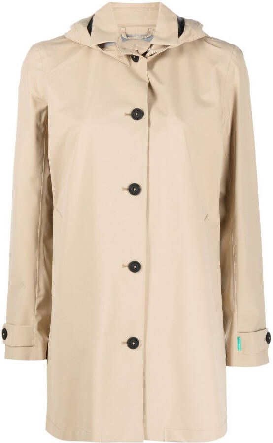 Save The Duck Jas met capuchon Beige