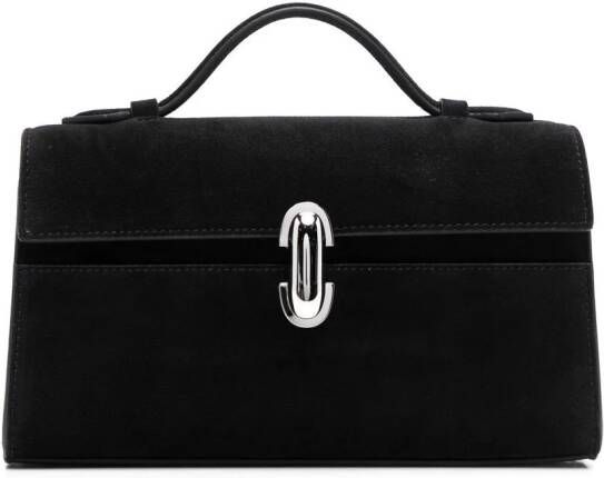 Savette Suède shopper Zwart