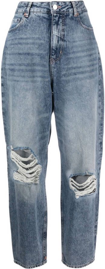 Scotch & Soda High waist jeans Blauw
