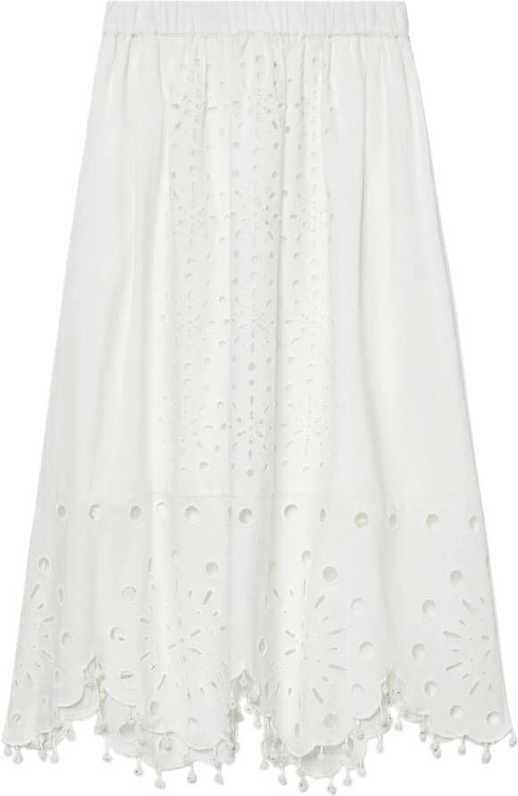 Sea High waist rok Wit