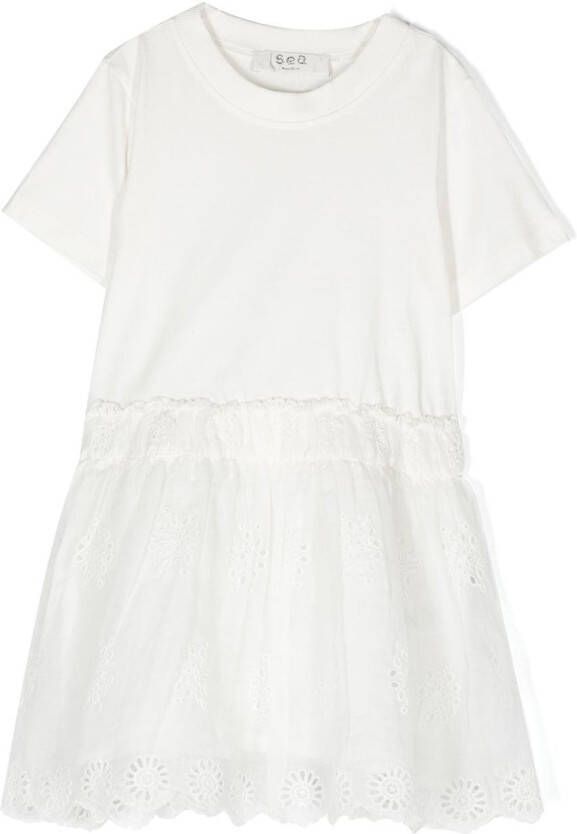 Sea Kids Jurk met korte mouwen Beige