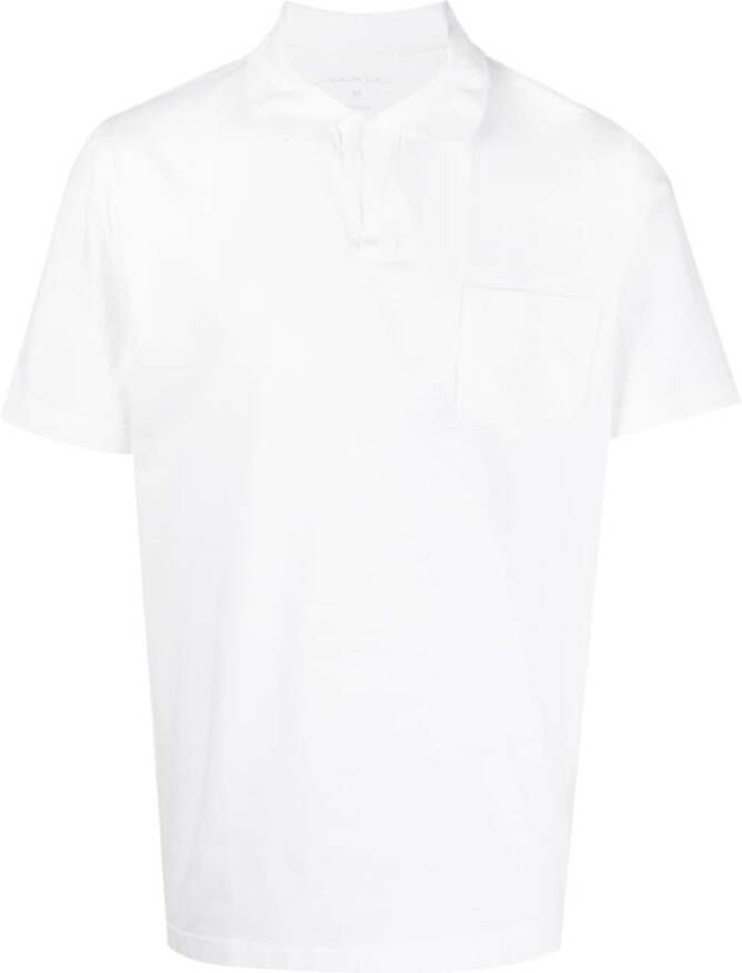 Sease Poloshirt met borstzak Wit