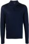 Sease Lasca poloshirt van merinowol Blauw - Thumbnail 1