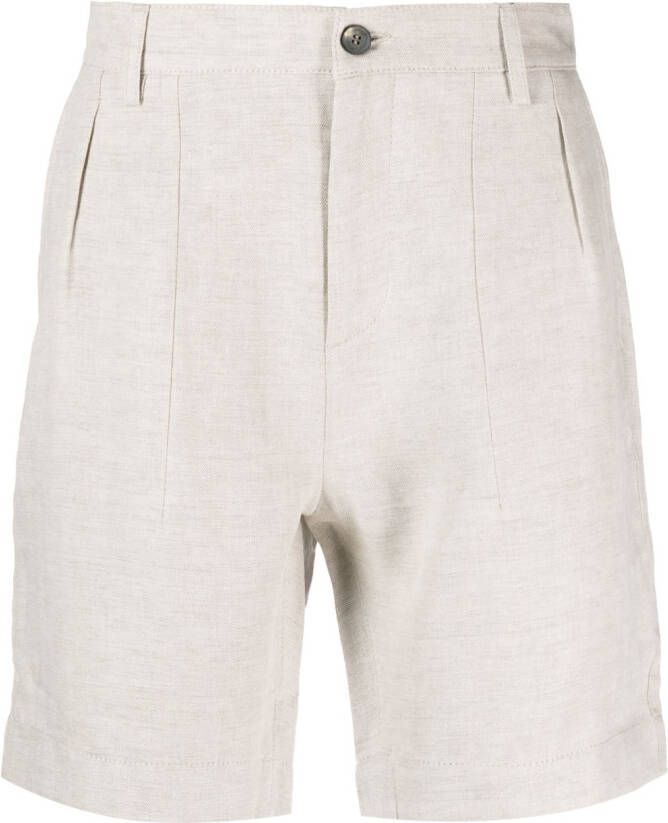 Sease Linnen shorts Beige