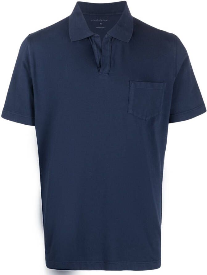Sease Poloshirt met borstzak Blauw