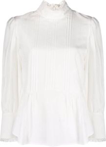 See by Chloé Blouse met ruches Wit