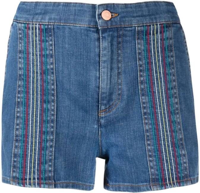 See by Chloé Denim shorts Blauw