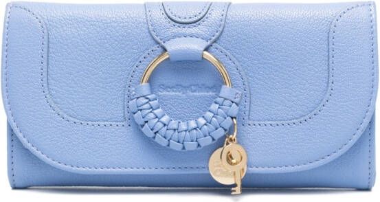 See by Chloé Portemonnee met logo-reliëf Blauw